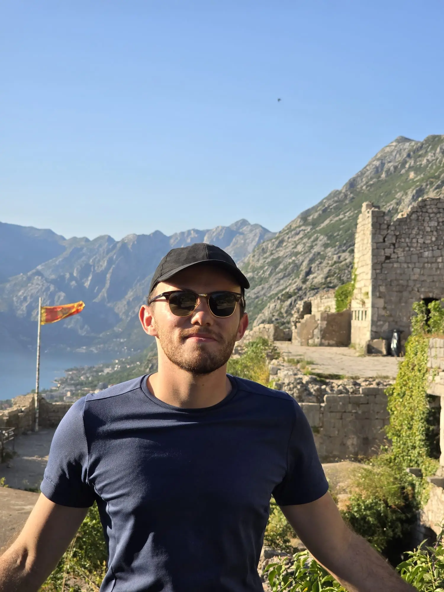 Quentin en haut de la forteresse