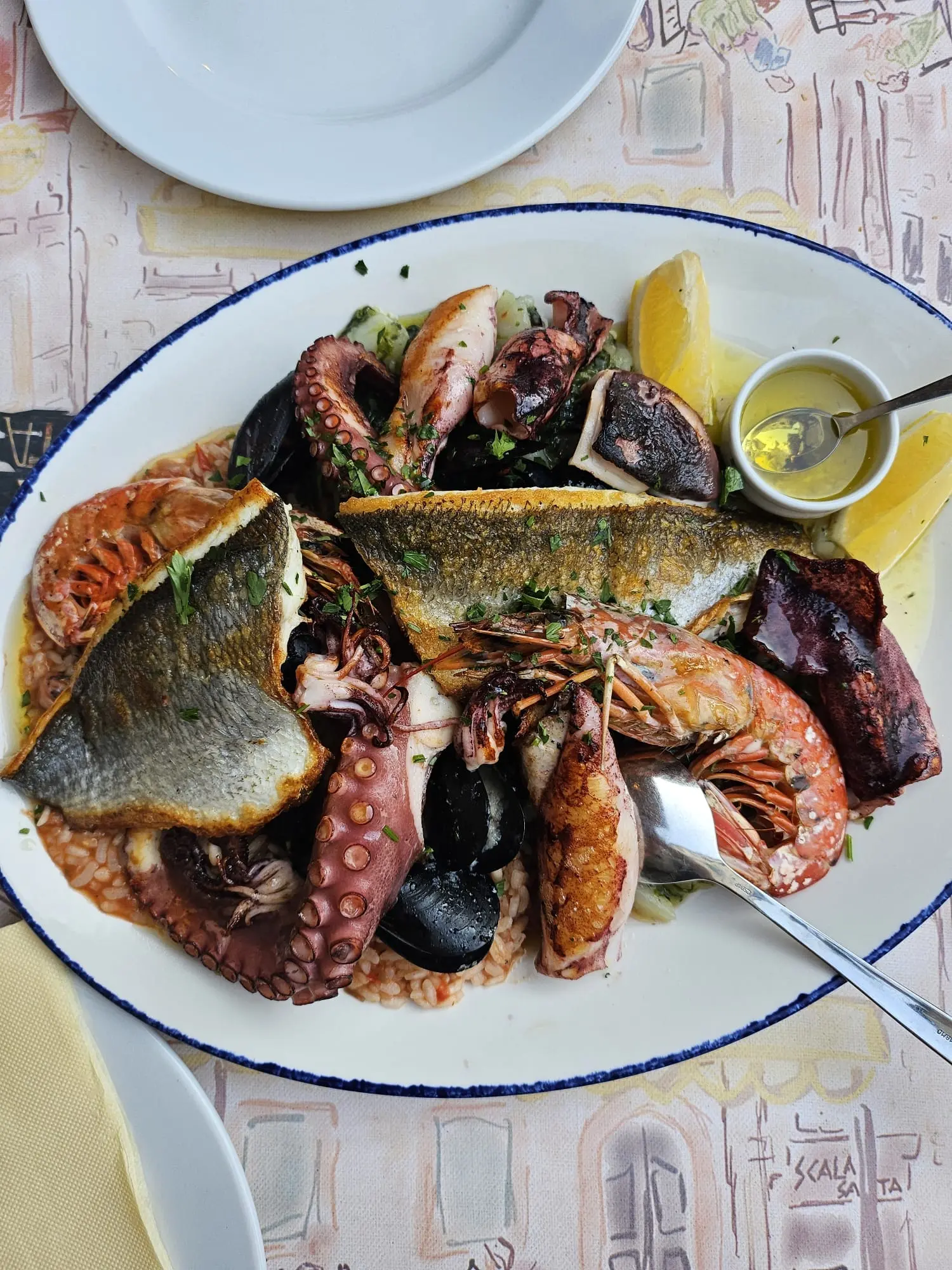 Notre délicieux repas de poisson