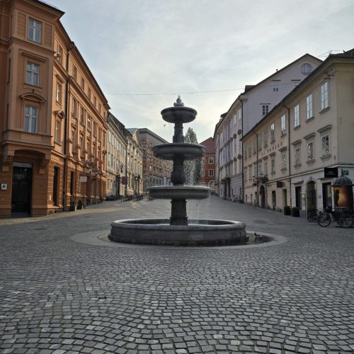 Fontaine dans Ljubljana